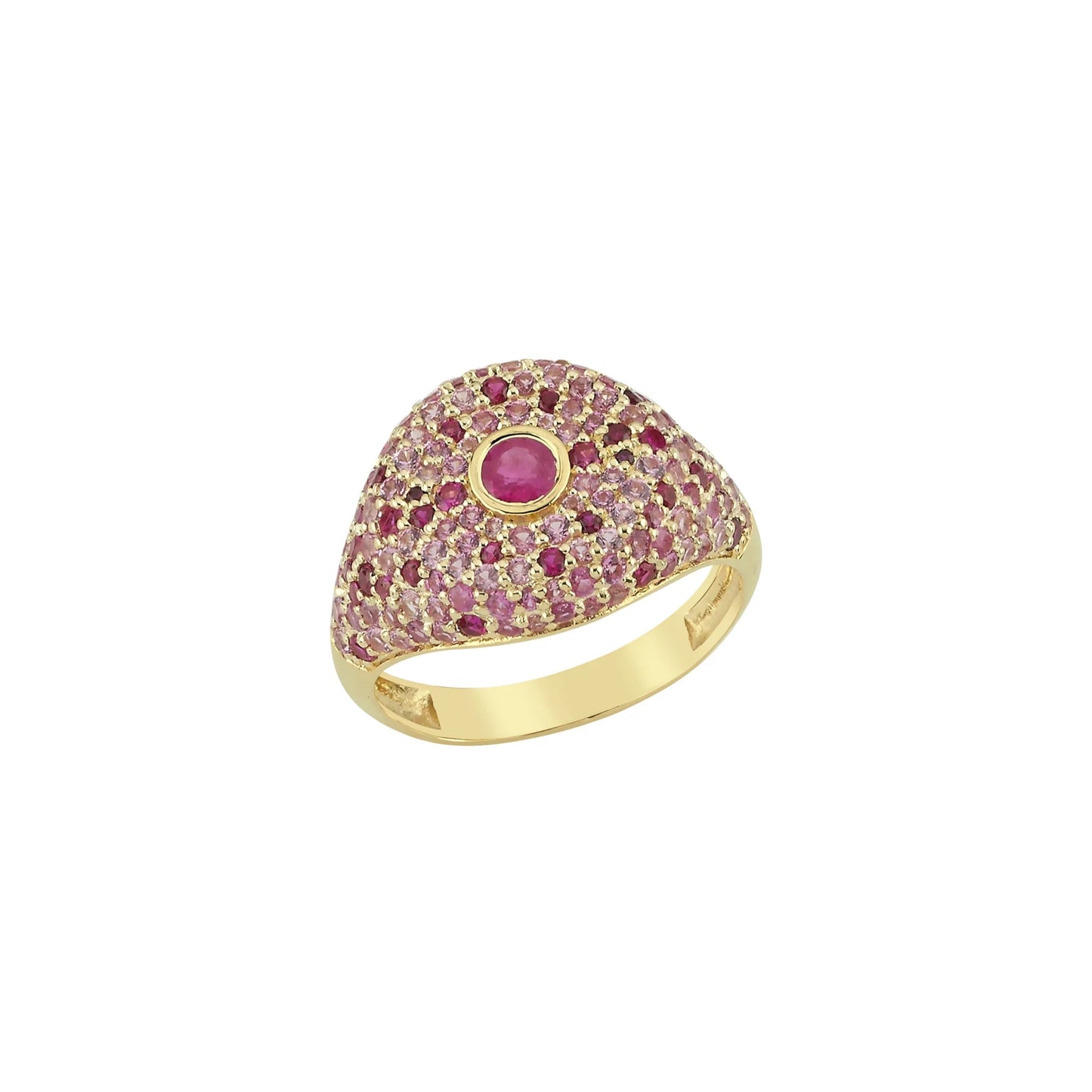 Ruby Pave BonBon Ring