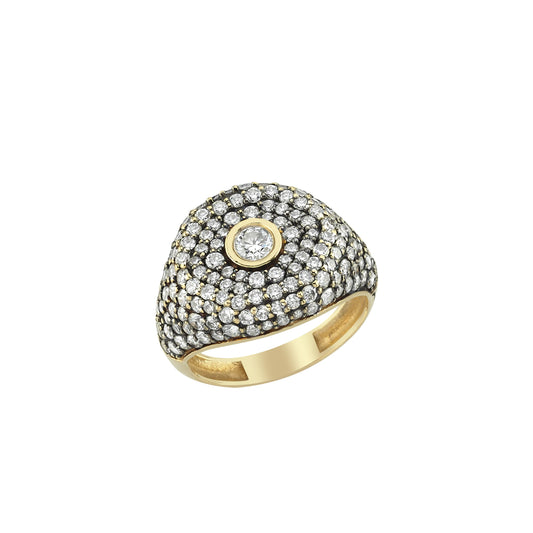 Diamond Pave BonBon Ring
