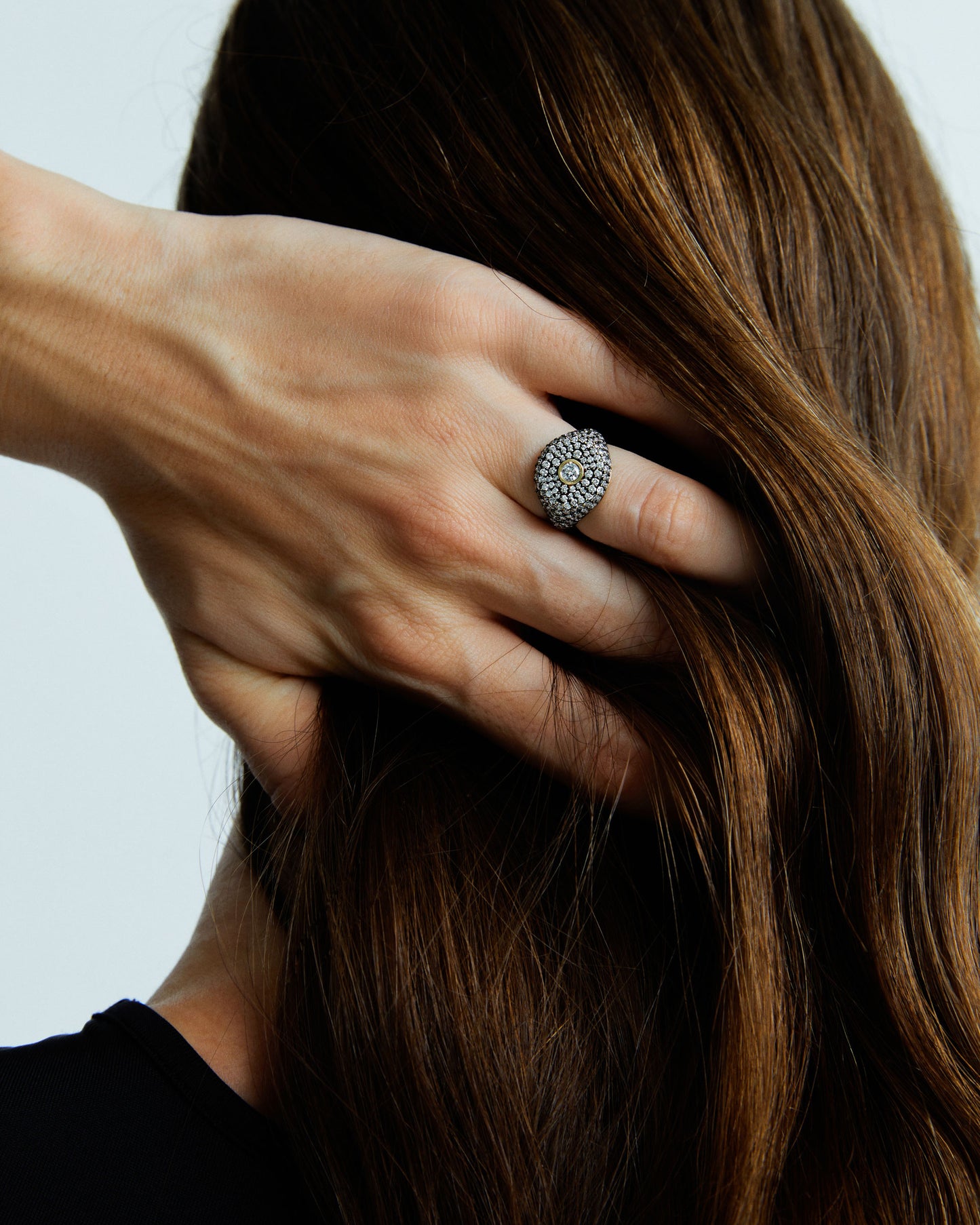 Diamond Pave BonBon Ring