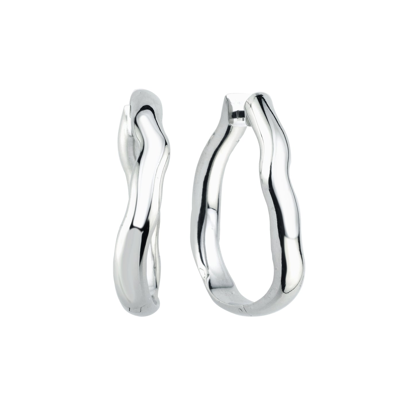 Rebellion Hoops in 925k Sterling Silver (Pair)