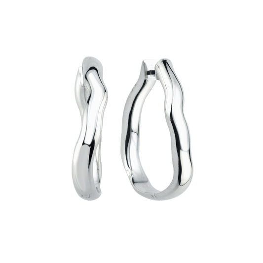 Rebellion Hoops in 925k Sterling Silver (Pair)