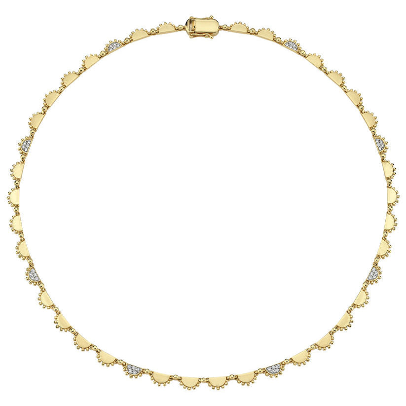 Gypsy Necklace in Gold & Diamonds
