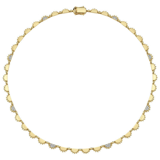 Gypsy Necklace in Gold & Diamonds
