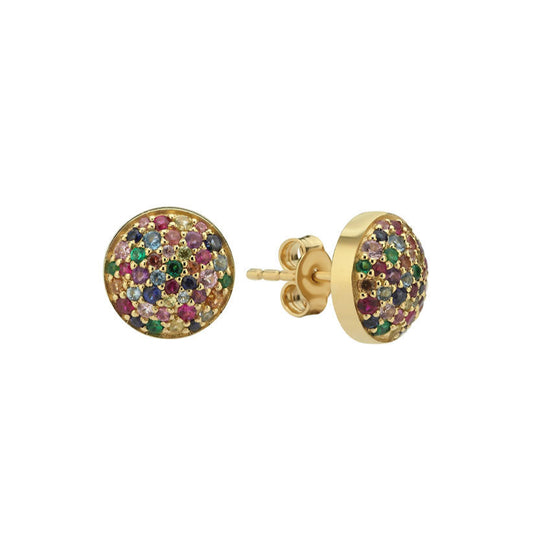Rainbow Sapphire Earring (Pair)