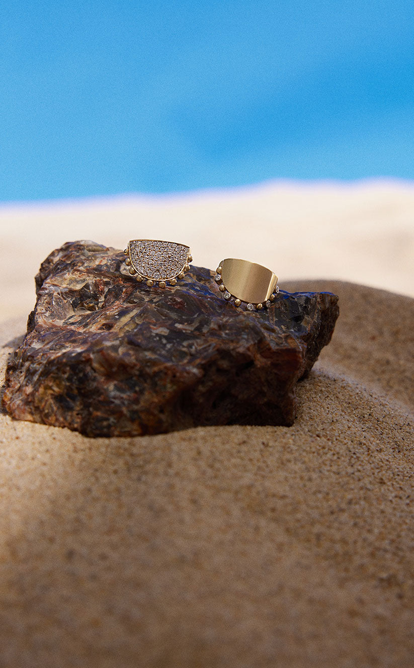 Gypsy Ring in Gold & Diamonds