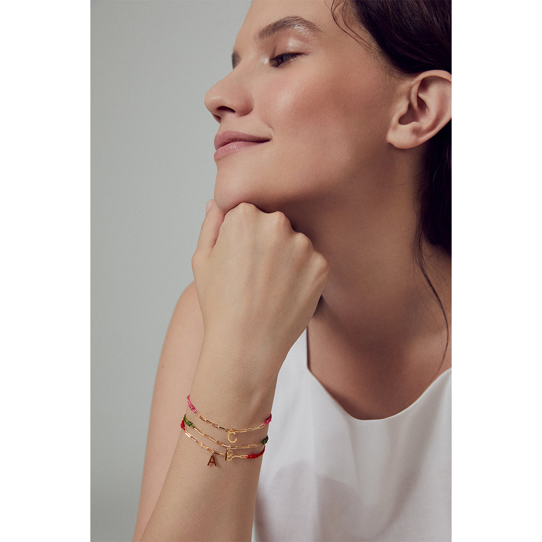 Charm Bracelet Letter M