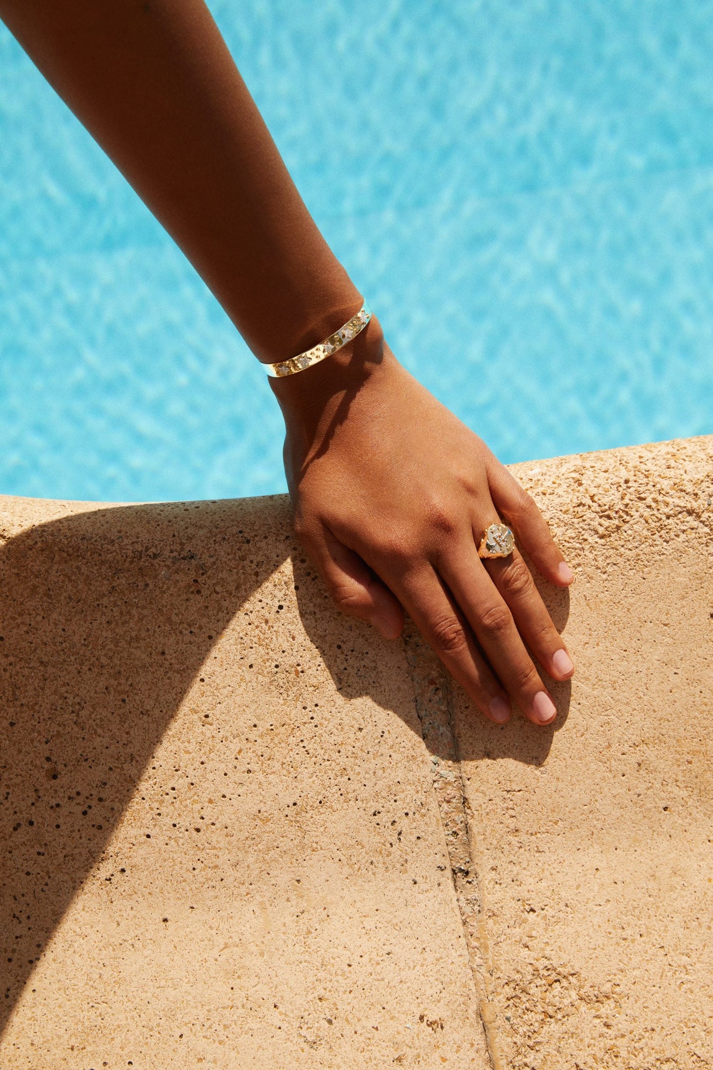 5 Star Bangle with Diamonds
