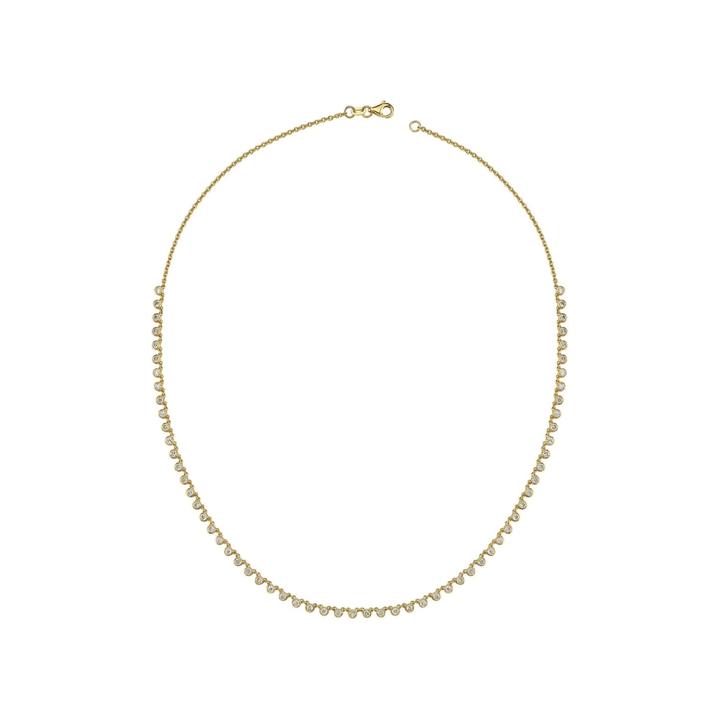 Dangling Diamond Necklace