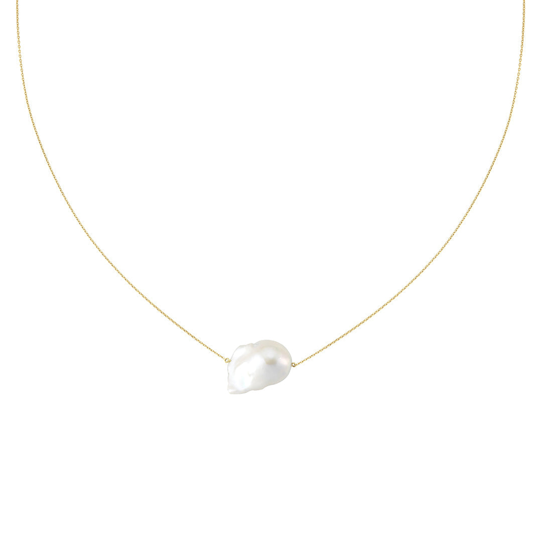Big Baroque Pearl Necklace