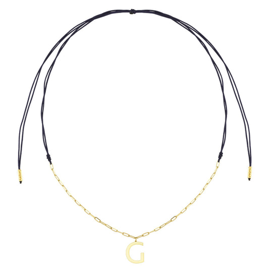 Charm Necklace Letter G