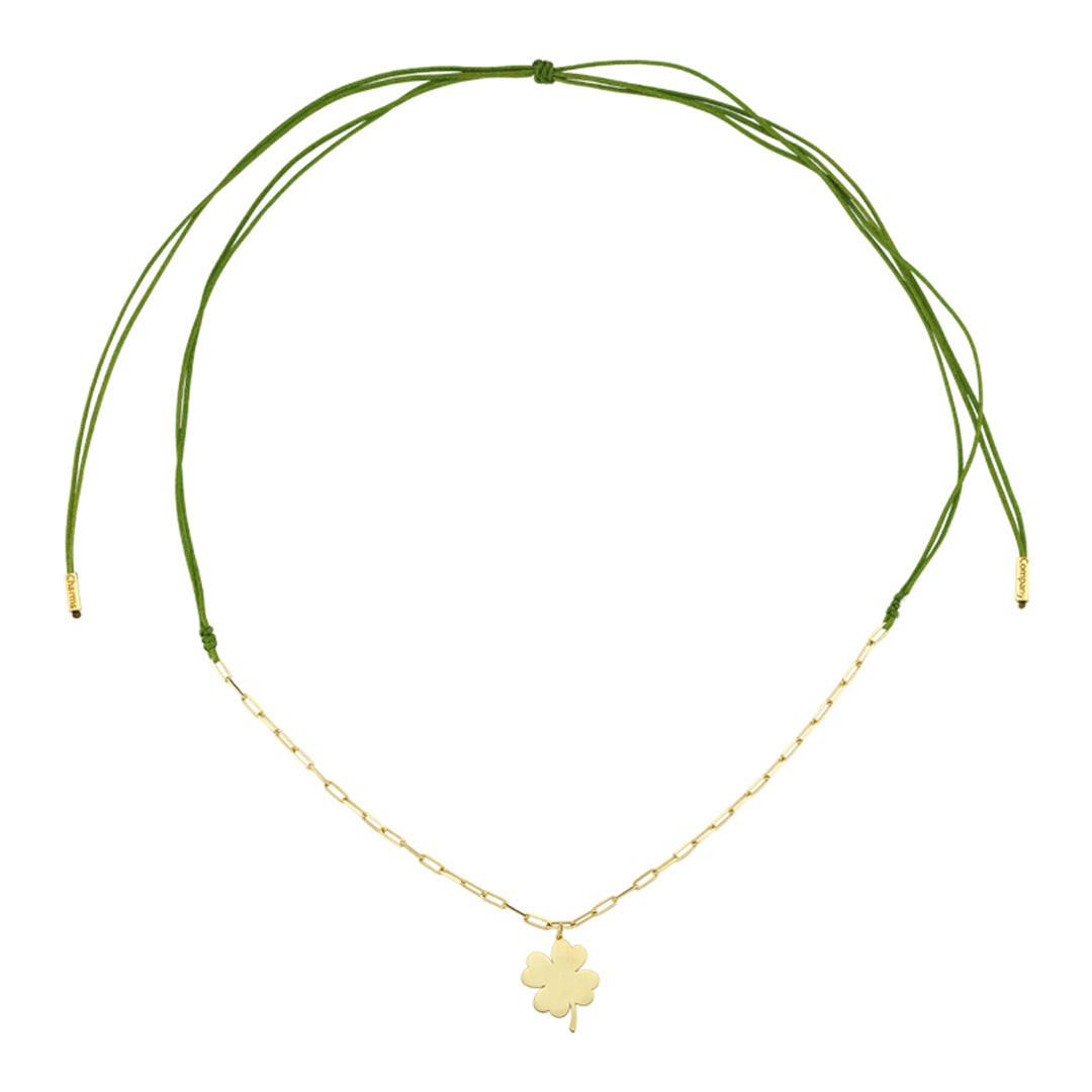 Charms Necklace Clover