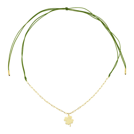 Charms Necklace Clover