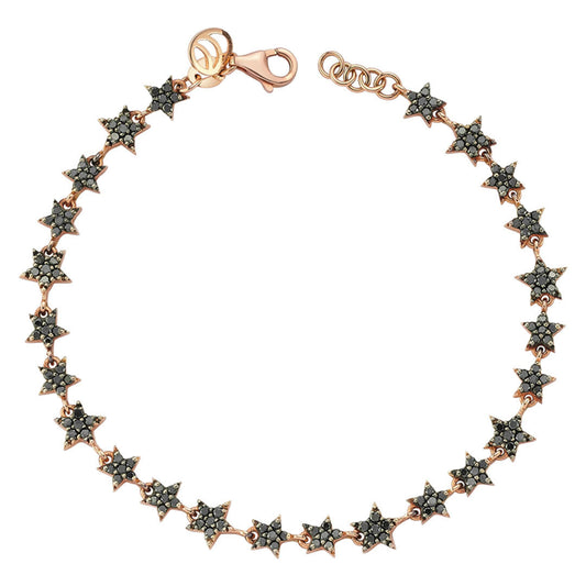 Milky Way Bracelet in Gold & Black Diamonds