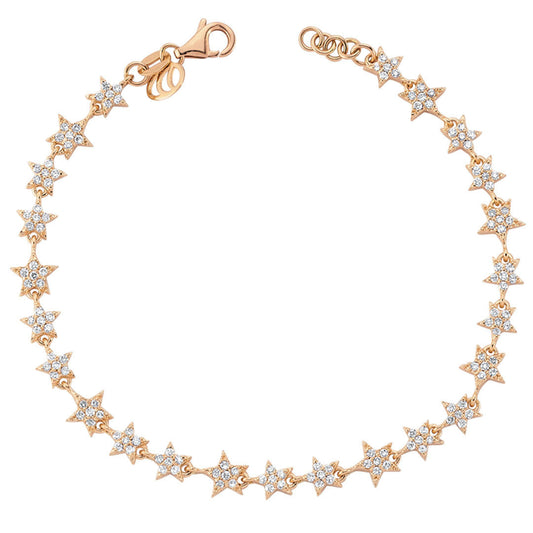 Milky Way Bracelet in Gold & Diamonds