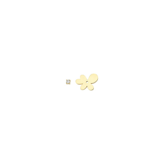 Diamond Flower Stud in 2 Pieces