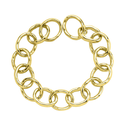 Rebel Bracelet in 925k Sterling Silver & 14k Gold (Micron) Plated