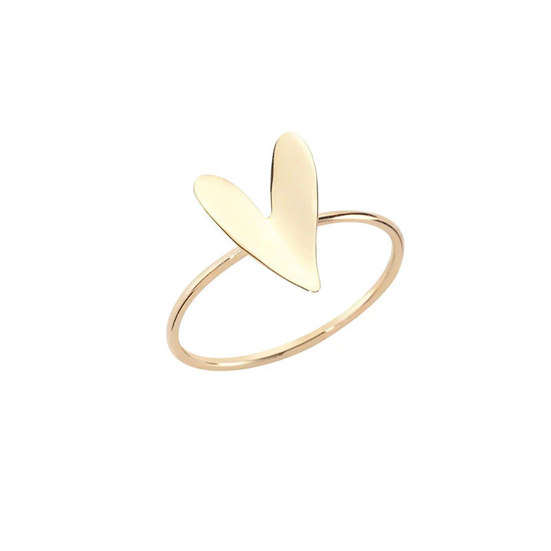 Heart Ring in Gold