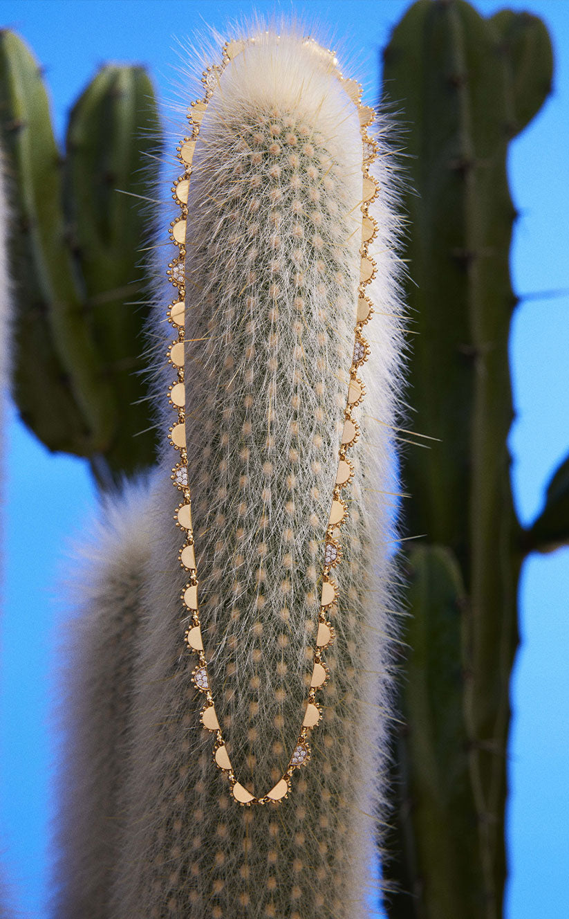 Gypsy Necklace in Gold & Diamonds