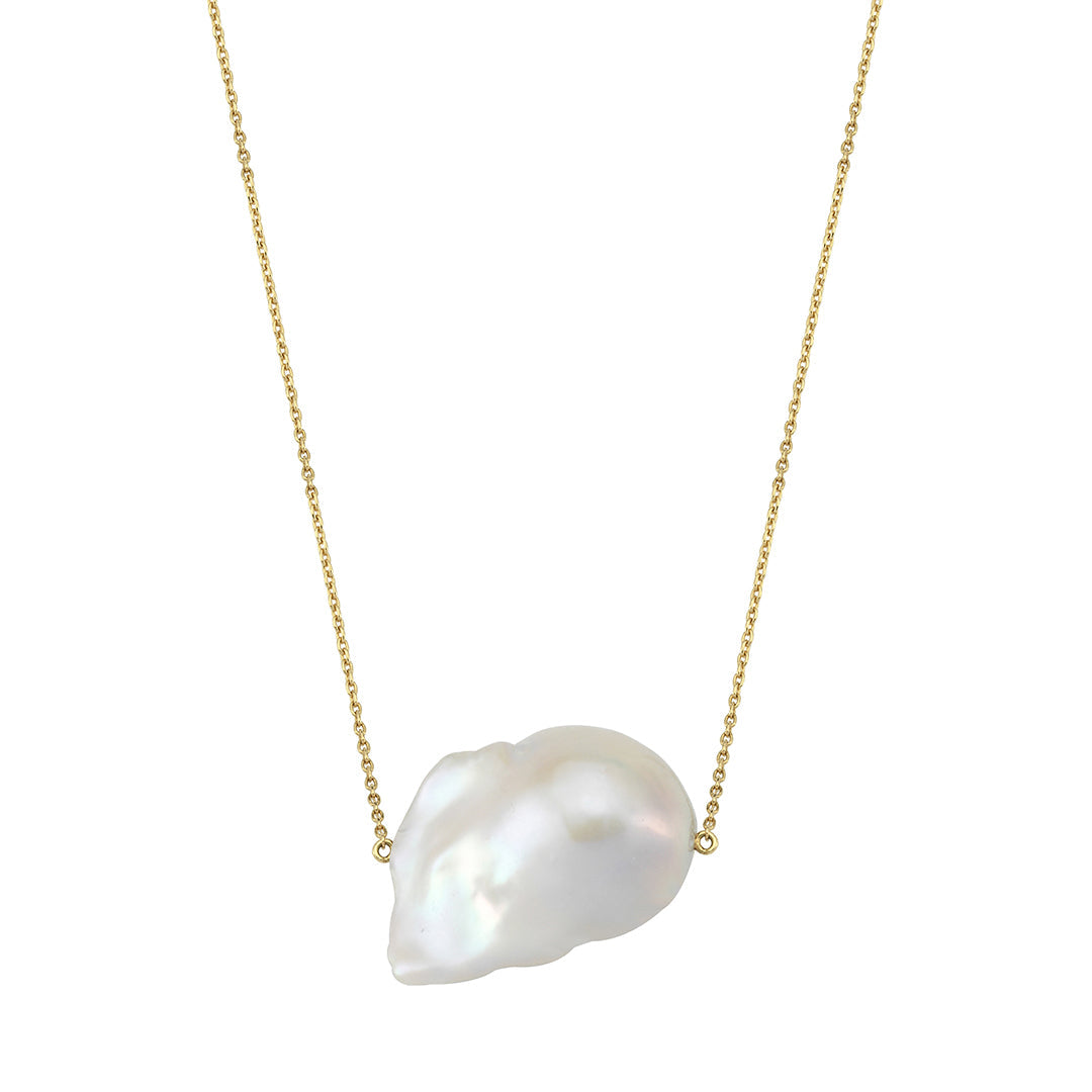 Big Baroque Pearl Necklace