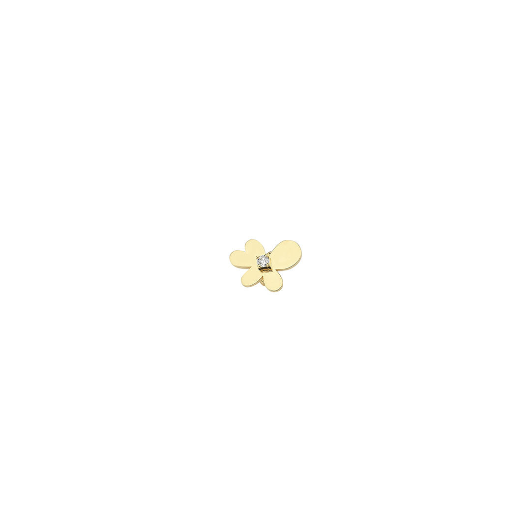 Diamond Flower Stud in 2 Pieces